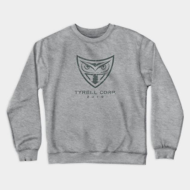 Blade Runner Tyrell Logo (dark) Crewneck Sweatshirt by GraphicGibbon